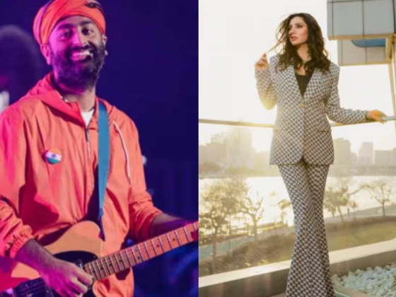 Arijit Singh’s Charming Encounter with Mahira Khan in Dubai Melts Hearts; Singer’s Sweet Gesture Leaves Her Blushing!